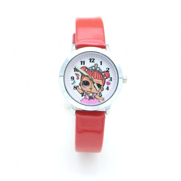 red - 2018 New Fashion cute girls design Children Watch Quartz Jelly Kids Clock boys Students Wristwatches Relogio kol saati clock