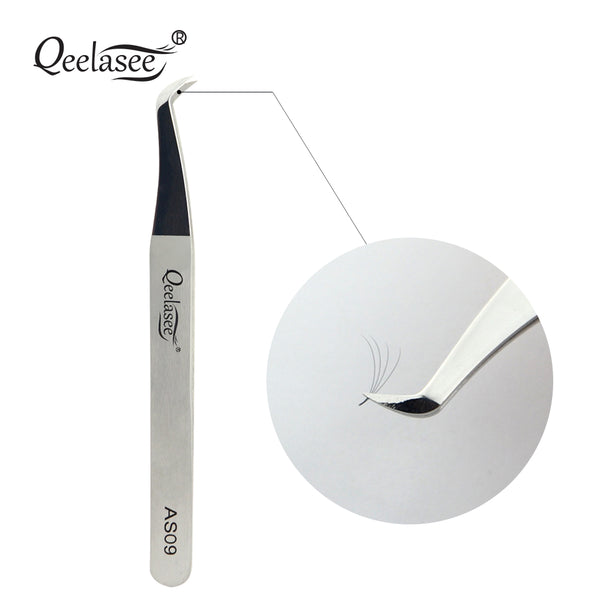 [variant_title] - 1-10pcs Qeelasee AS09 Eyelash Tweezer 3D-6D Volume Eyelash Extension Best Quality Fan Lash Tweezer