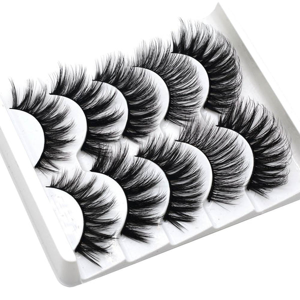 700 - NEW 13 Styles 1/3/5/6 pair Mink Hair False Eyelashes Natural/Thick Long Eye Lashes Wispy Makeup Beauty Extension Tools Wimpers