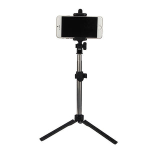 Black - Ascromy Selfie Stick Monopod Tripod Bluetooth Wireless Stand For iPhone Xs max xr x 7 Plus 8 6 Samsung Galaxy S8 S9 Accessories
