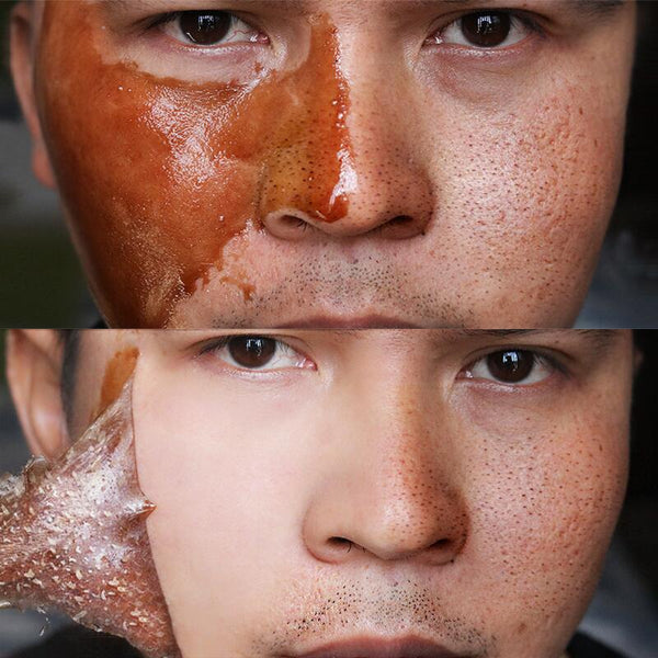 Default Title - Honey tearing mask Peel Mask oil control painless remove blackhead Peel Off Dead Skin Clean Pores Shrink Face Care 60g face mask