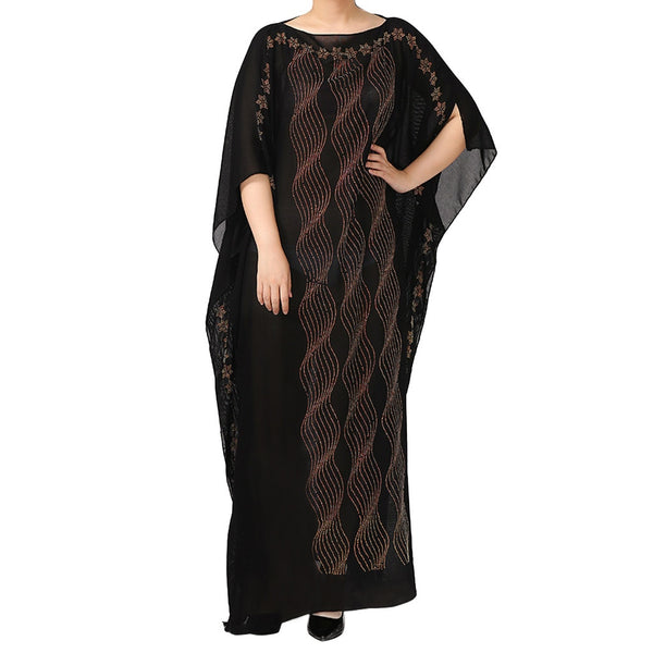 [variant_title] - National Style Dubai Abaya Women Muslim Dress Loose Abaya Kaftan Turkish Muslim Women Long Dress Turkish Islam  Muslim Dress A