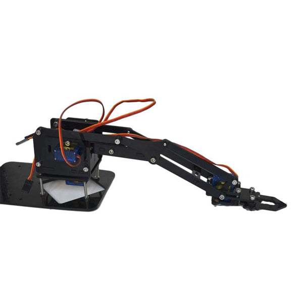 [variant_title] - DIY robot acrylic robot arm claw arduino kit 4DOF mechanical toys grip DIY manipulator can choose