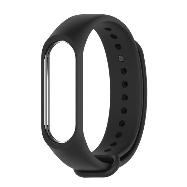 Black - Bracelet for Xiaomi Mi Band 3 4 Sport Strap watch Silicone wrist strap For xiaomi mi band 3 4 bracelet Miband 4 3 Strap