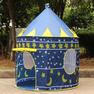 [variant_title] - 7 Styles Princess Prince Play Tent Portable Foldable Tent Children Boy Castle Play House Kids Outdoor Toy Tent