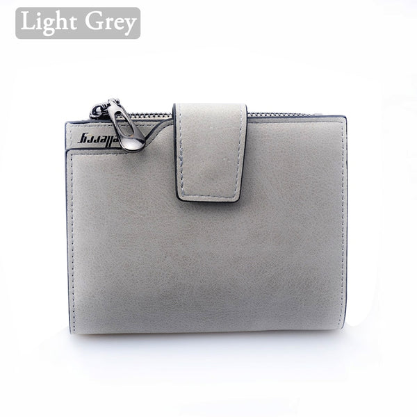 [variant_title] - Wallet Women Vintage Fashion Top Quality Small Wallet Leather Purse Female  Money Bag Small Zipper Coin Pocket Brand Hot !!