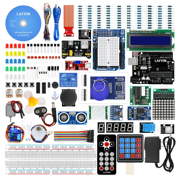 Default Title - LAFVIN for UNO R3 Project Complete Starter Kit with Tutorial for Arduino