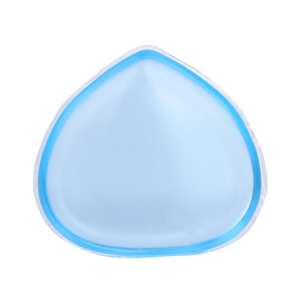 Peach Blue - MOONBIFFY 100% New Hot SiliSponge Blender Silicone Sponge makeup puff For Liquid Foundation BB Cream Beauty Essentials