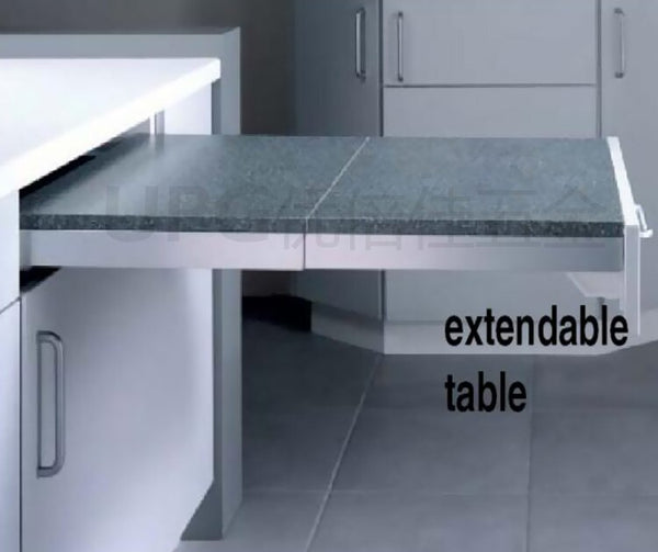 [variant_title] - Cabinet Kitchen Retractable Function Dining Table / Folding / Pulling / Pulling Extension Dining Table / Table Rail Accessories