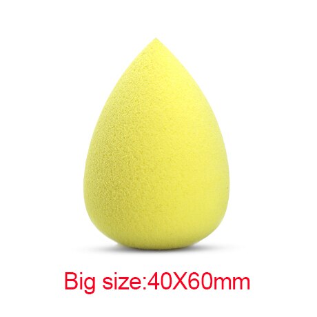 Large Yellow - Cocute Beauty Sponge Foundation Powder Smooth Makeup Sponge for Lady Make Up Cosmetic Puff High Quality