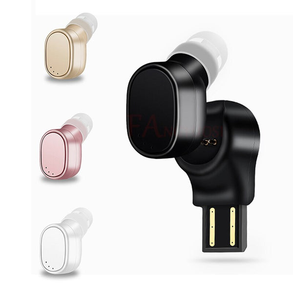 [variant_title] - FANGTUOSI USB charge Bluetooth Earphone Wireless Headset Mini Earbuds Handsfree Bluetooth Earpiece with Mic for iPhone xiaomi