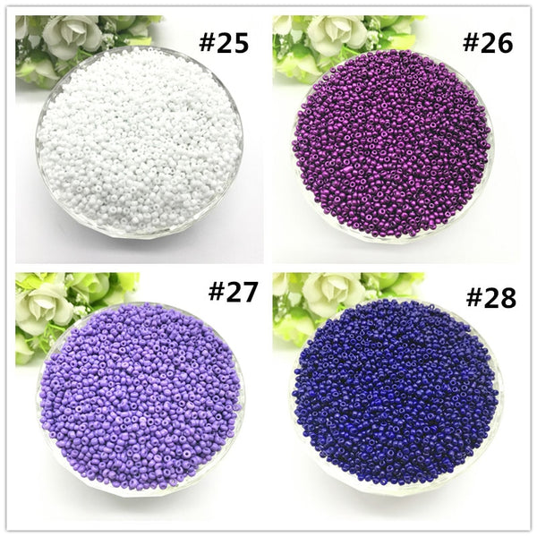 [variant_title] - 1000pcs 2mm Charm Czech Glass Seed Beads DIY Bracelet Necklace For Jewelry Making Accessories