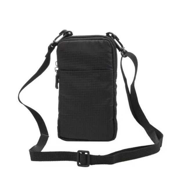 Black - FULAIKATE SPORTS Universal Wallet Bag for iphone6 7 Plus Climbing Portable Case for iPhone 6s mobile phone Shoulder bag holster