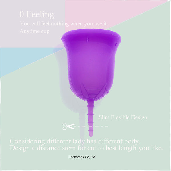 [variant_title] - Anytime Feminine Hygiene Lady Cup Menstrual Cup Wholesale Reusable Medical Grade Silicone For Women Menstruation