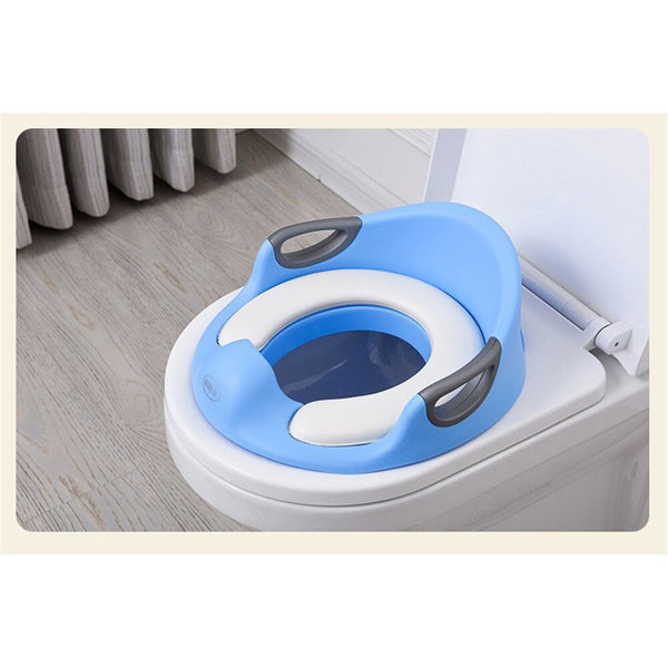 blue - Child Multifunctional Potty Baby Travel Potty Training Seat Portable Toilet Ring Kid Urinal Comfortable Assistant Toilet Potties