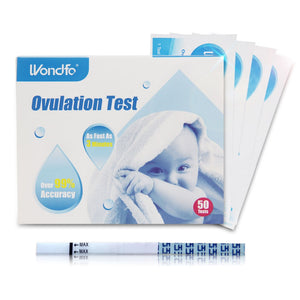 Default Title - Wondfo 50 x Ovulation Urine Test Strip LH Detection Sticks Early Tests Paper Over 99% Accurancy As Fast As 3 Minuntes