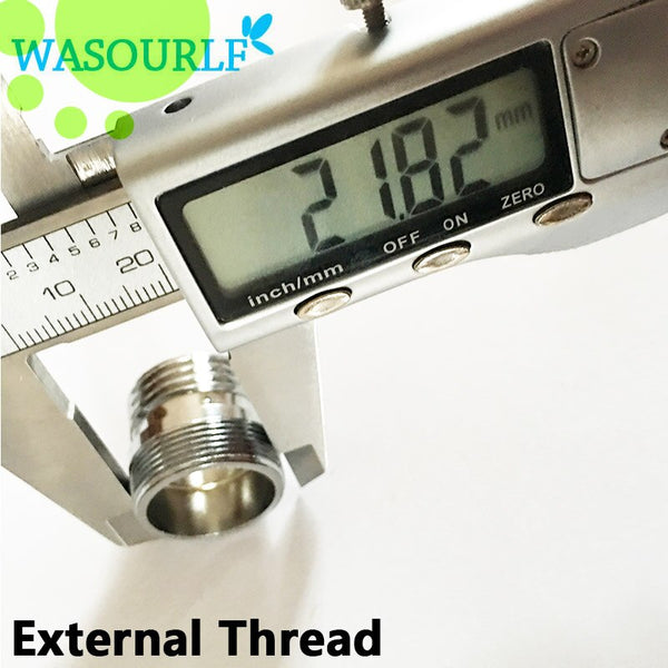 [variant_title] - WASOURLF 22 mm male external thread transfer G1/2 inch connector outer adapter shower bathroom kitchen brass faucet accessories