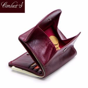 [variant_title] - Genuine Leather Women Wallet Fashion Coin Purse For Girls Female Small Portomonee Lady Perse Money Bag Card Holder Mini Clutch
