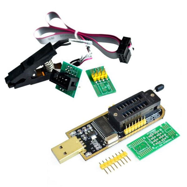 2 - SOIC8 SOP8 Test Clip For EEPROM 93CXX / 25CXX / 24CXX + CH341A 24 25 Series EEPROM Flash BIOS USB Programmer Module