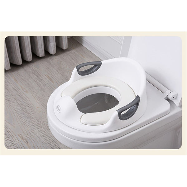 white - Child Multifunctional Potty Baby Travel Potty Training Seat Portable Toilet Ring Kid Urinal Comfortable Assistant Toilet Potties