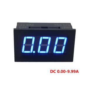 Default Title - DC 0-10A Ammeter Current Ampere Meter Blue LED Digital Display Ampermeter Powered by DC 4.5-28V