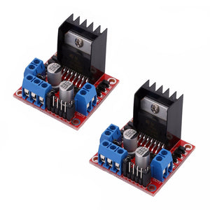 [variant_title] - 2X L298N DC Stepper Motor Driver Module Dual H Bridge Control Board for Arduino