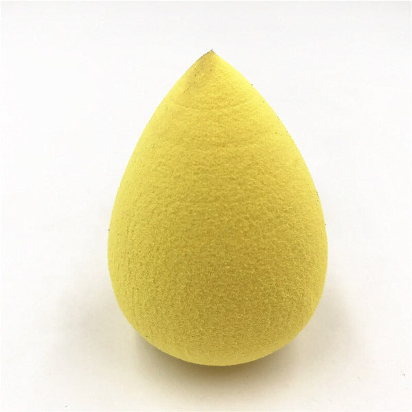 Yellow - 1pcs Cosmetic Puff Powder Puff Smooth Women's Makeup Foundation Sponge Beauty to Make Up Tools Accessories Water-drop Shape