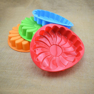 Default Title - DIY 3D Fondant Silicone Cake Molds Sunflower Shaped Baking Bakeware Cookie Mould Pastry Cake Decorating Tool Kitchen Accessories