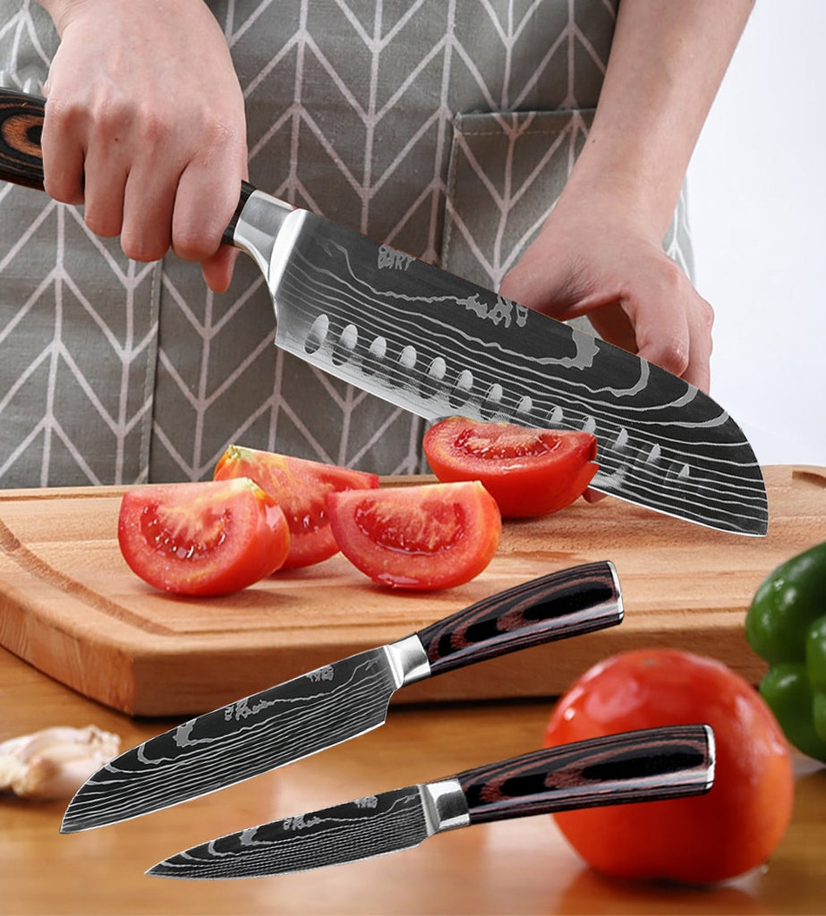 Wholesale 11 PCS Stainless Steel Chef Bread Slicing Santoku Paring Tomato Boning  Knife Set High Quality Kitchen Knives Set - China Kitchen Knife and Kitchen  Knife Set price