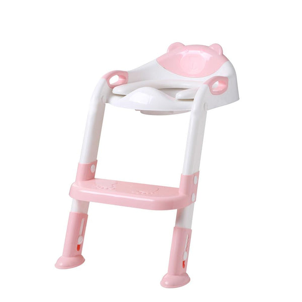 PK - MUQGE Hot Sale Baby Child Potty Toilet Trainer Seat Step Stool Ladder Adjustable Training Chair 2 Color Options