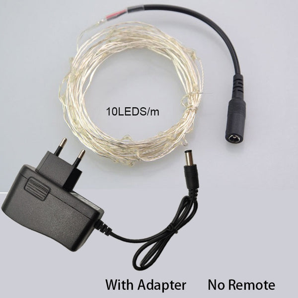 RGB String / No Waterproof / 10m - 5m 10m 15m WiFi LED Strip Light RGB Waterproof SMD 5050 2835 DC12V rgb String Diode Flexible Ribbon WiFi Contoller+Adapter plug