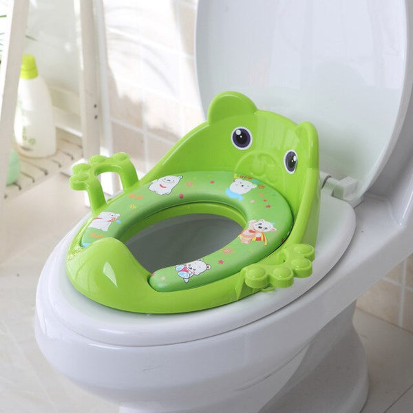 [variant_title] - Baby Toilet Potty Seat Children Potties Seat With Armrest Girls Boy Toilet Training Potty Safety Cushion Comfortable Infant Care