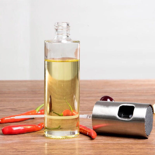 [variant_title] - Kitchen Baking Oil Cook Oil Spray Empty Bottle Vinegar Bottle Oil Dispenser Cooking Tool Salad Barbecue Cooking Glass Olive Oil