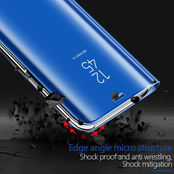 [variant_title] - Smart Mirror Flip Case For Samsung Galaxy M30 M20 M10 A70 A40 A50 A30 A20 A10 A60 A80 A90 Case Clear View Flip Phone Cover Cases