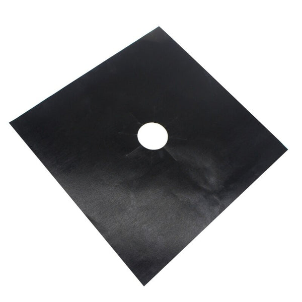 [variant_title] - 4Pcs Reusable Foil Gas Hob Range Stovetop Burner Protector Liner Cover For Cleaning Kitchen Tools