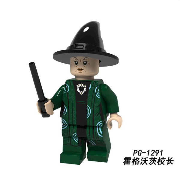 PG-1291 - For legoings Single Sale Harri Potter Hermione Granger Lord Voldemort Ron Draco Malfoy Building Blocks mini Bricks Toys figures