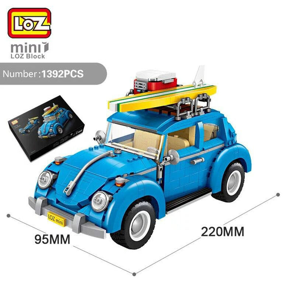 [variant_title] - LOZ Mini Blocks Technic Mini City  Car Model Building Bricks Vehicle Racing Car Assembly Toy for Kids DIY Educational 1114