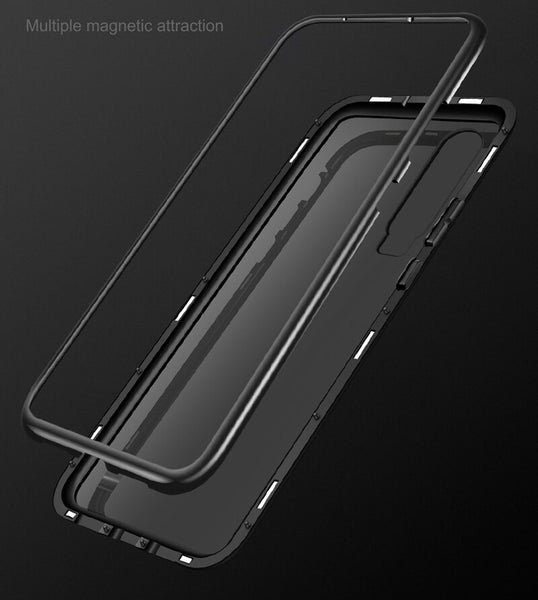 [variant_title] - Magnetic Adsorption Metal Case For Huawei P30 Lite P20 Mate 10 20 Pro X Honor 10 8X Play Nova 4 4e 3 3i View 20 10 Magnet Case