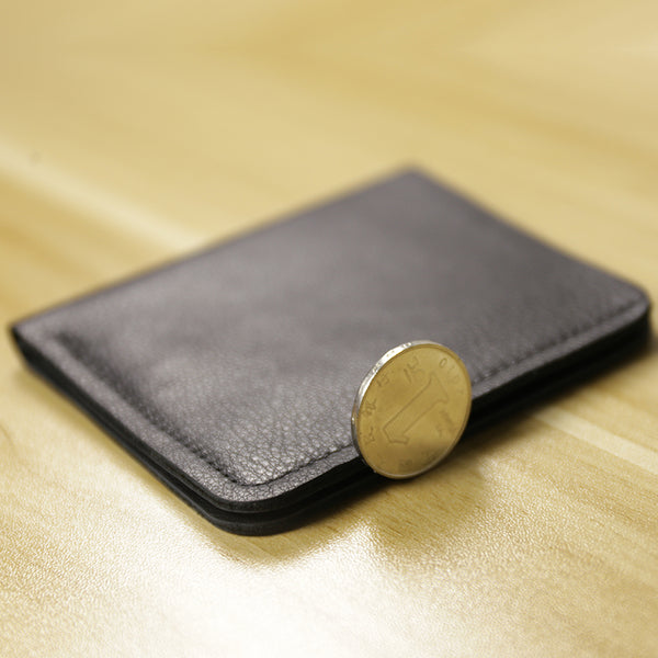 [variant_title] - ALAVCHNV ultra - thin mini wallet male short paragraph leather vertical money wallet soft HYMN1009