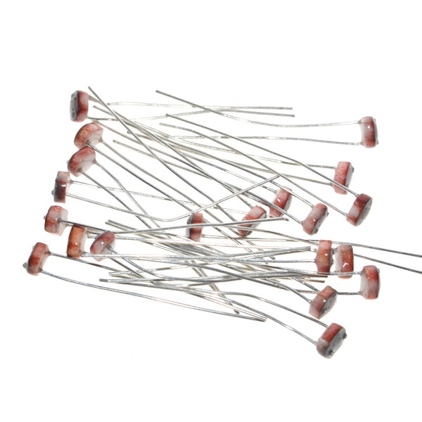 [variant_title] - 20PCS x 5528 Light Dependent Resistor LDR 5MM Photoresistor wholesale and retail Photoconductive resistance for arduino