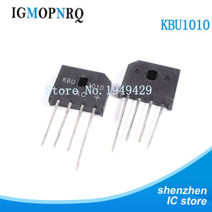 Default Title - 5PCS/LOT KBU1010 KBU-1010 10A 1000V ZIP Diode Bridge Rectifier diode New