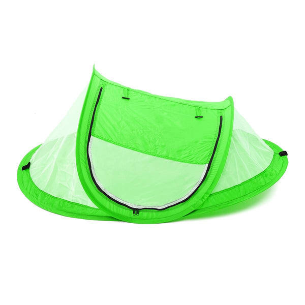 Green - Portable Baby Travel Bed Toy Tent Portable Baby Beach Tent UPF 50+ Sun Shelter Folding Outdoor Chid Travel Bed Mosquito Net Toy