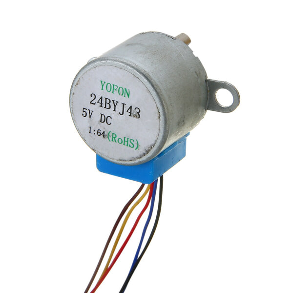 [variant_title] - Hot 24BYJ48 DC 5V Gear Stepper Motor Micro Reduction Stepper Motor 4 Phase 5 Wire Motor Reduction Ratio 1/64 For Arduino