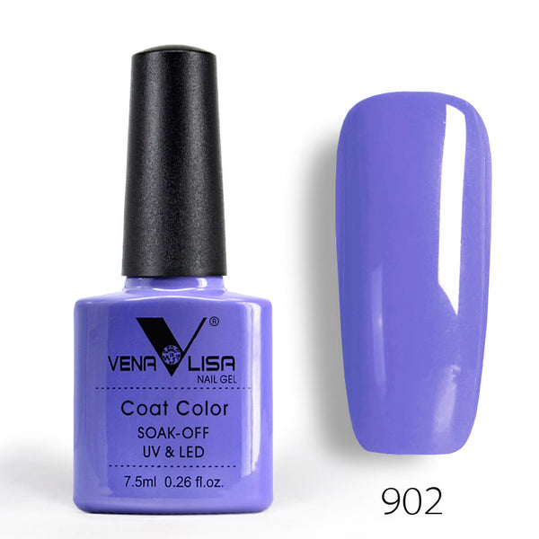 902 - New Free Shipping Nail Art Design Manicure Venalisa 60Color 7.5Ml Soak Off Enamel Gel Polish UV Gel Nail Polish Lacquer Varnish