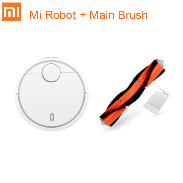 Add Main Brush / AU - Original Xiaomi Mi Robot Vacuum Cleaner for Home Automatic Sweeping Charge Dust Cleaner Smart Planned Mijia App Remote Control