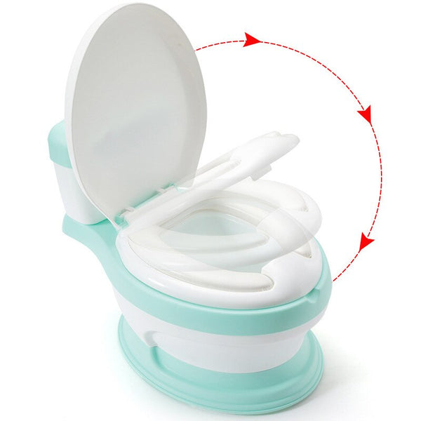 [variant_title] - Children Simulation Mini Toilet Infant Pony Bucket Potty Seat Portable Toilet Training Urinal Potties Ergonomic Backrest Design