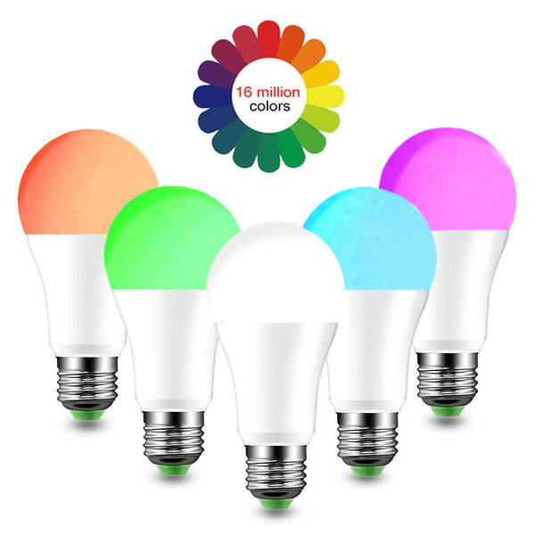 [variant_title] - E27/B22 Wireless Bluetooth RGB Magic Light Bulb Lamp 15W RGB Led Light Spotlight Lampada Ampoule Bombilla Lamp Home Lighting