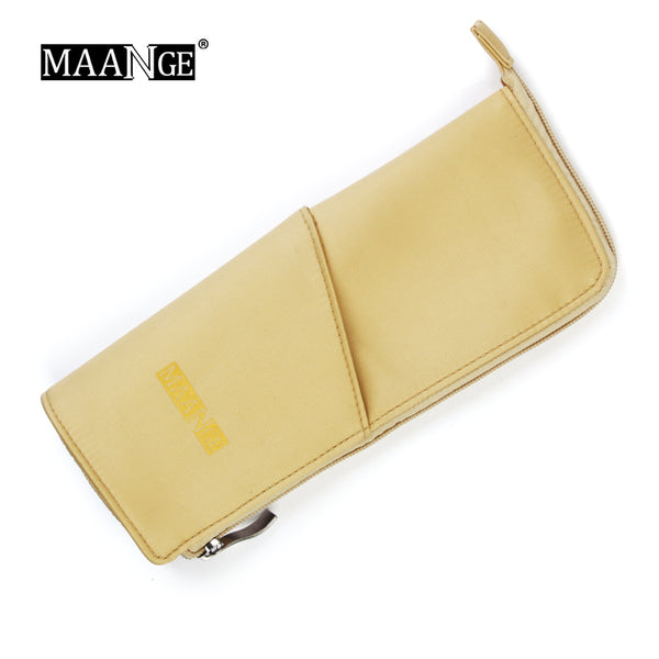 03 - MAANGE Empty Portable Makeup Brushes Bag Case 1Pcs Holder Pouch Pocket Cosmetics Brush Bag