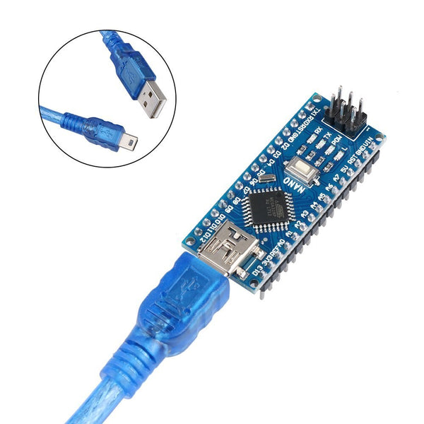 [variant_title] - for Arduino Nano V3.0, Nano board ATmega328P 5V 16M Micro-controller board with USB cable (Nano x 5 + cable)