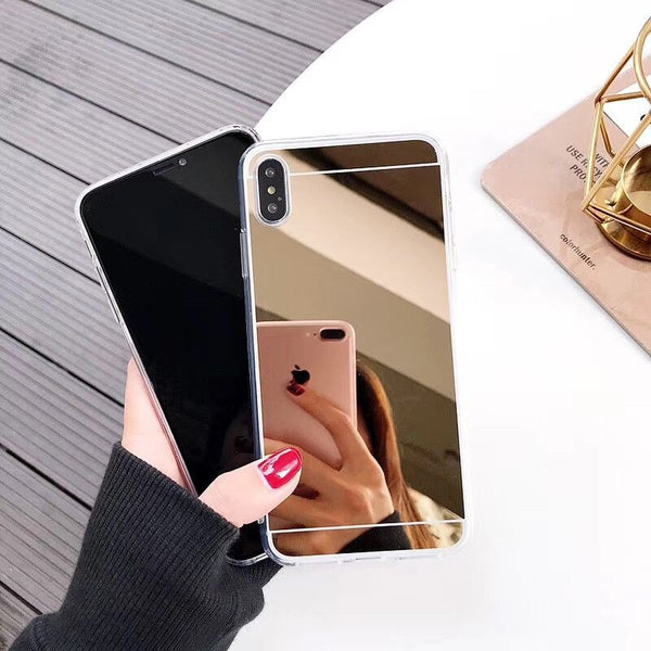 [variant_title] - TRISEOLY Luxury Rose Gold Mirror Case For Huawei Y9 2019 Y6 Y5 Y7 Prime 2018 Honor 10 Lite 7C 7A Pro Enjoy 8 9 Plus TPU Cases